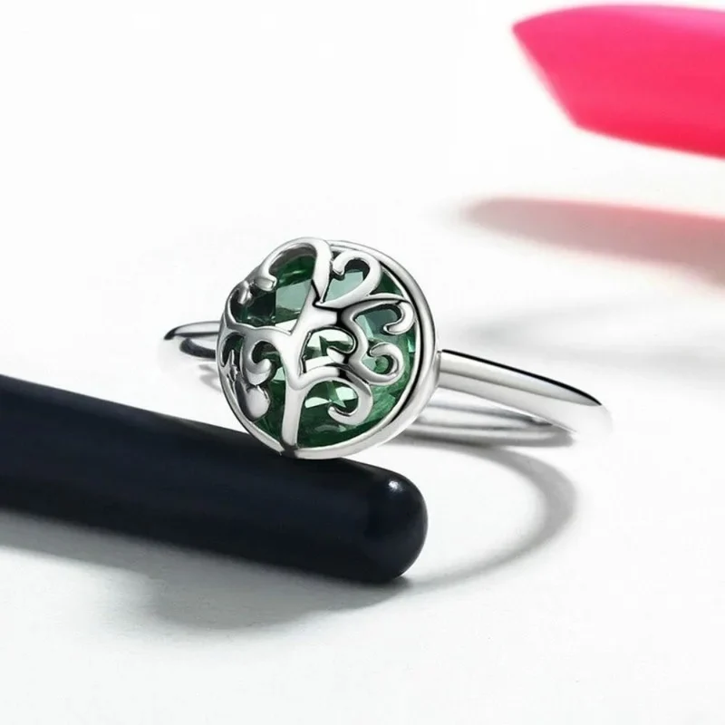 Bague Arbre de Vie Verte