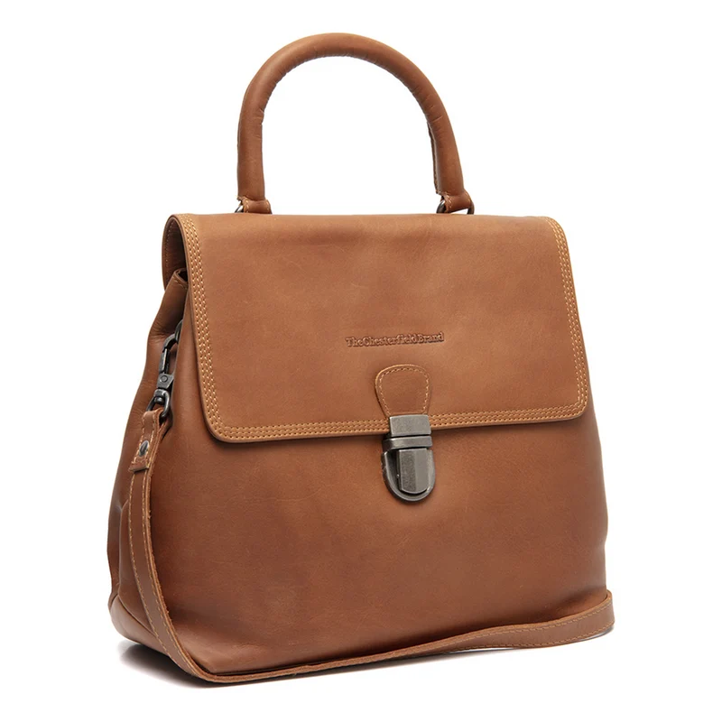The Chesterfield Brand Angera Leather Cognac Shoulder Bag C48.136431