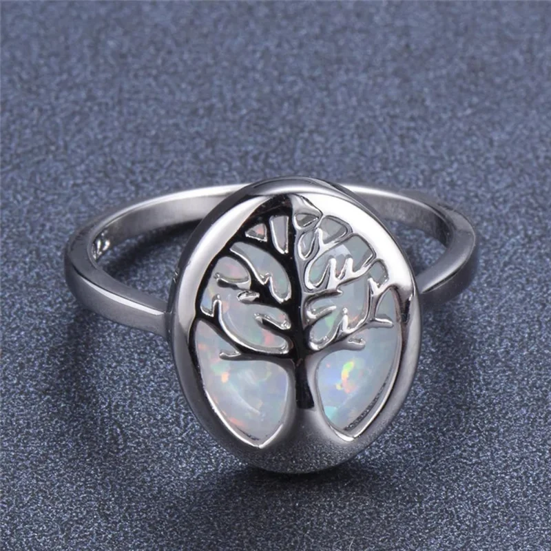 Bague Arbre de Vie Azur