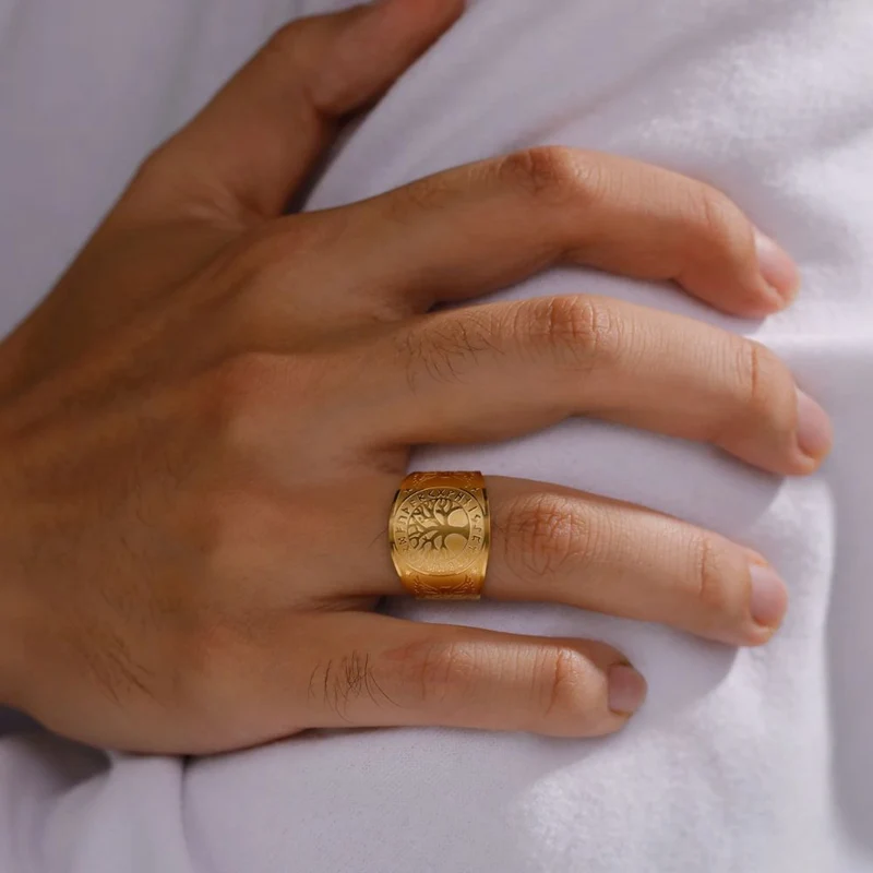 Bague Arbre de Vie Unie