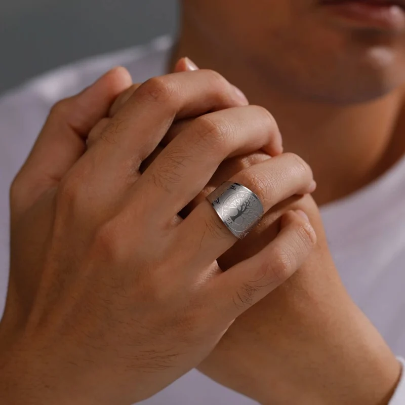 Bague Arbre de Vie Unie