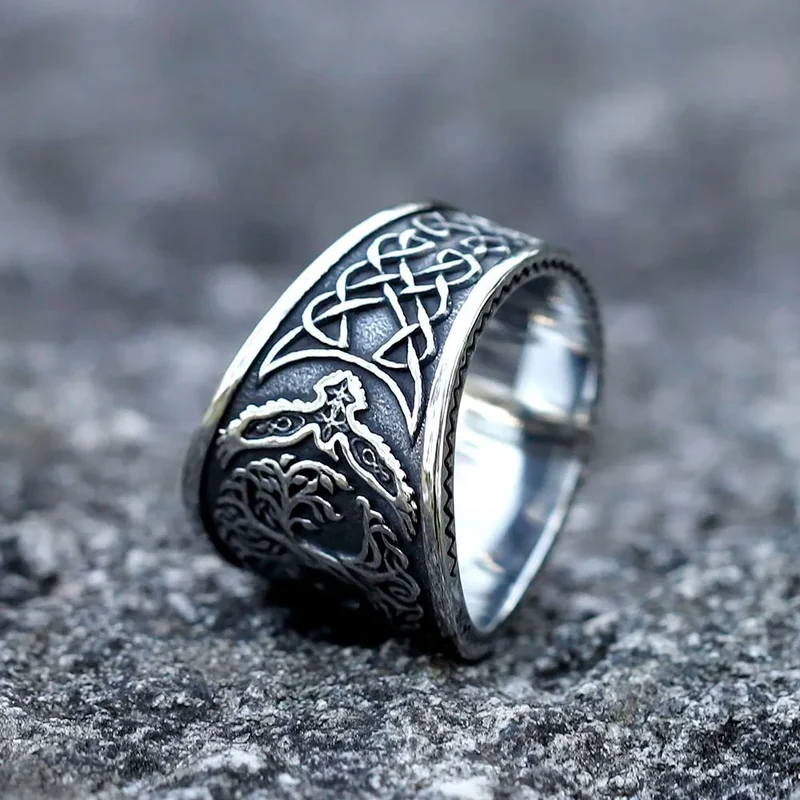 Bague Arbre de Vie Argent Homme