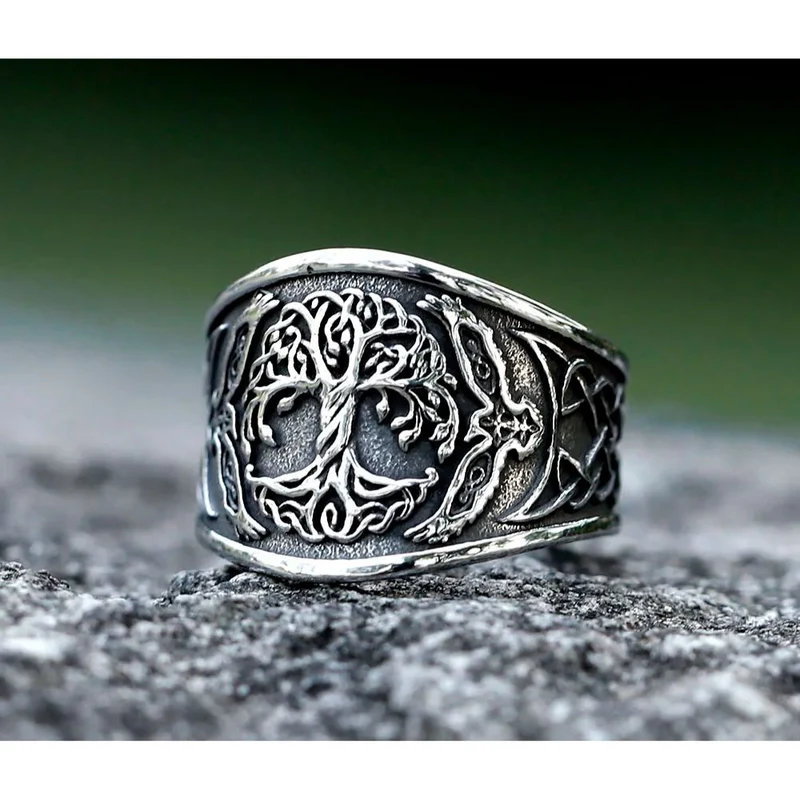 Bague Arbre de Vie Argent Homme