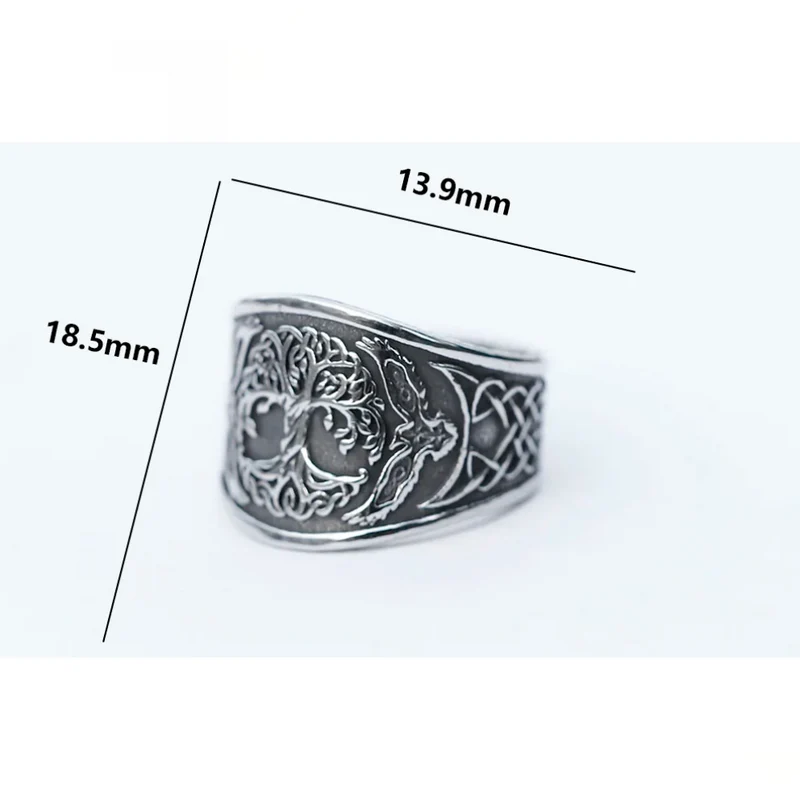 Bague Arbre de Vie Argent Homme