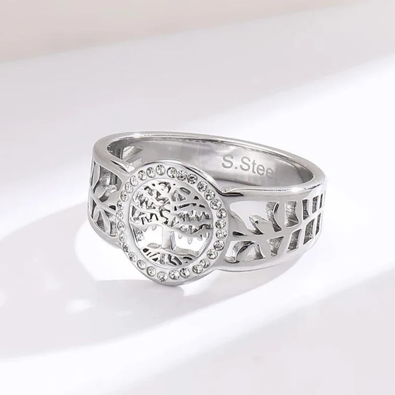 Bague Arbre de Vie Plaqué Argent