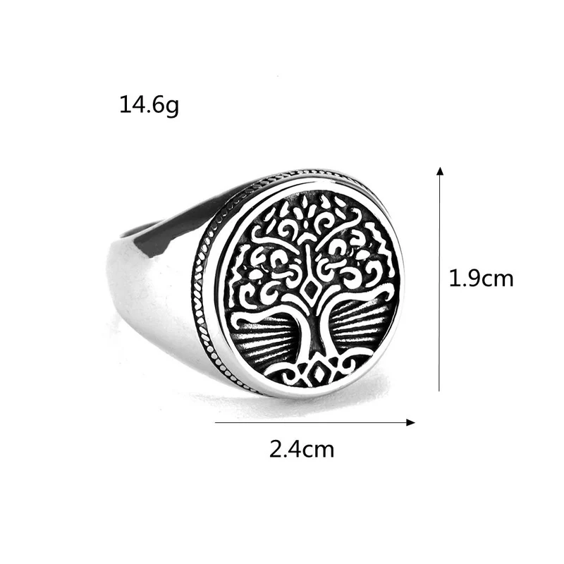 Chevalière Arbre de Vie Homme