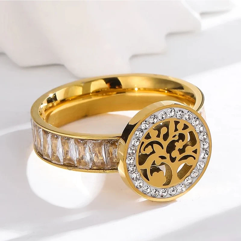 Bague Arbre de Vie Or Jaune