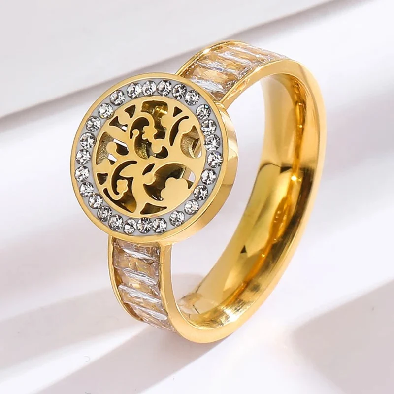 Bague Arbre de Vie Or Jaune
