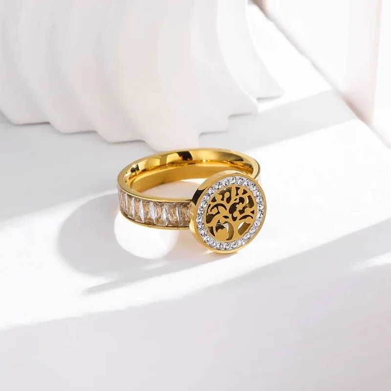 Bague Arbre de Vie Or Jaune