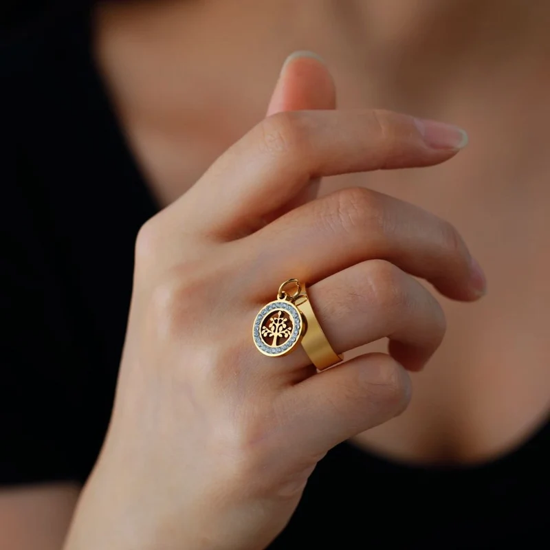 Bague Femme Pampille Arbre de Vie