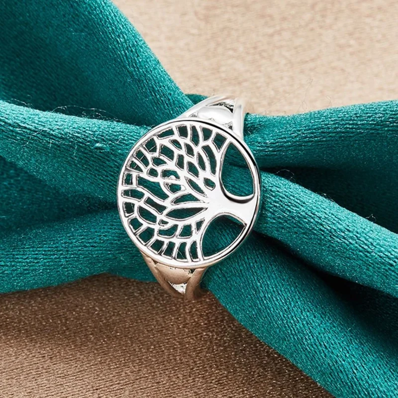 Bague Arbre de Vie Argentée