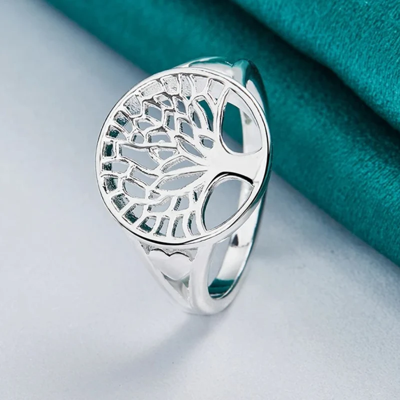 Bague Arbre de Vie Argentée