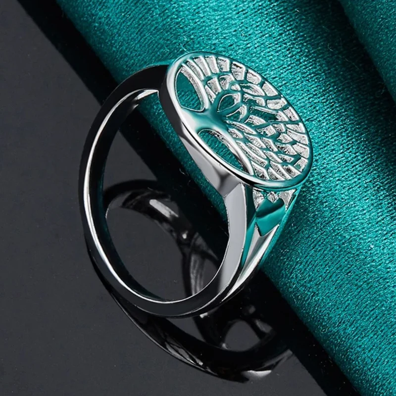 Bague Arbre de Vie Argentée