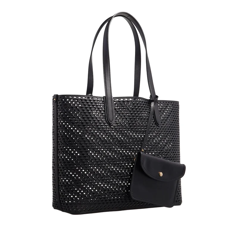 Michael Kors Sac cabas en cuir noir 30T4GZAT4L-1