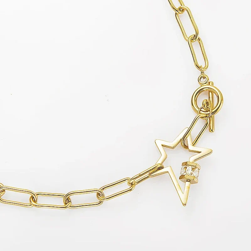 Collier Étoile Or Jaune