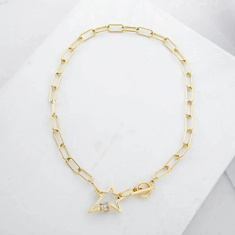 Collier Étoile Or Jaune