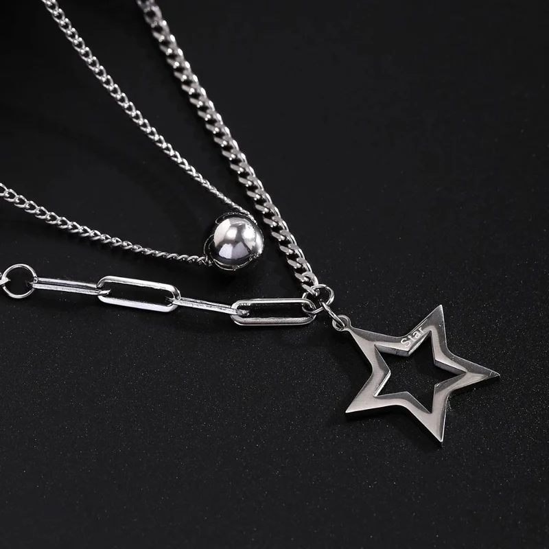Collier Étoile Homme