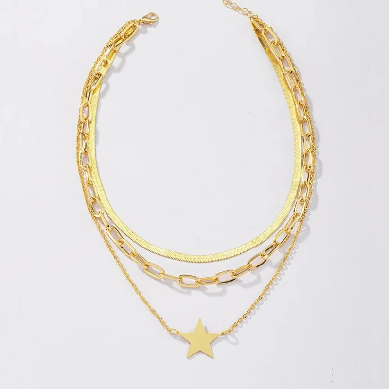 Collier Étoile Strass