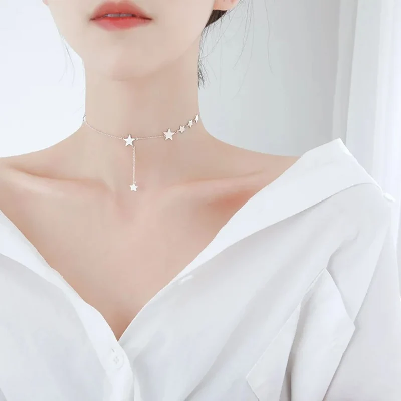 Collier Fin Étoile