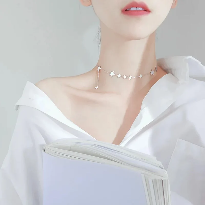 Collier Fin Étoile