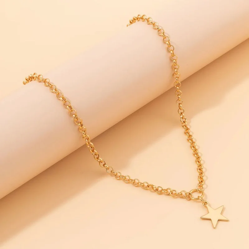 Collier Étoile Doré