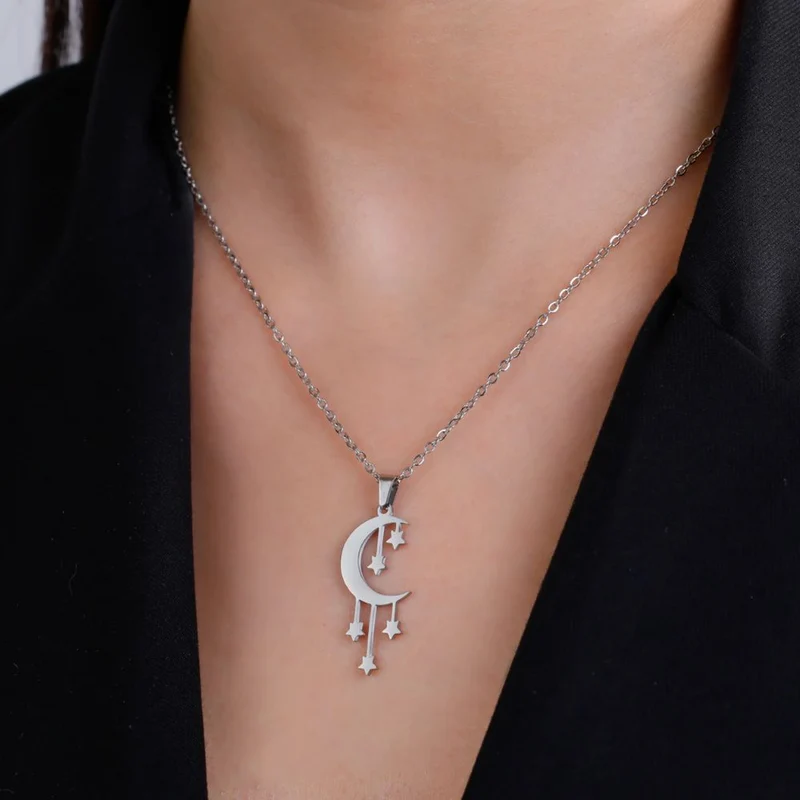 Collier Étoile et Lune