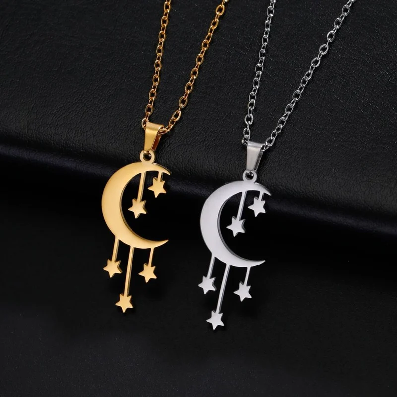 Collier Étoile et Lune