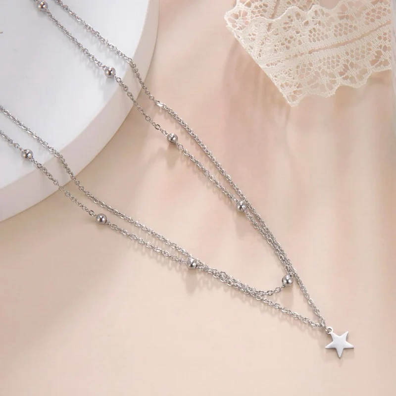 Collier Étoile et Perle