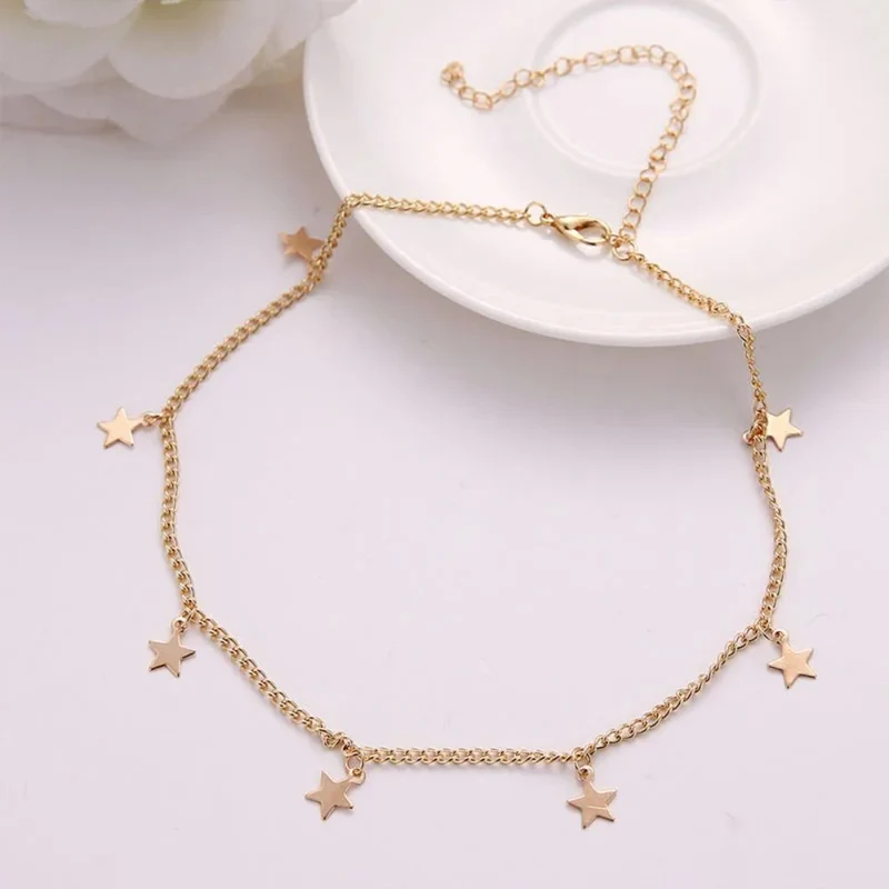 Collier Étoile Ras de Cou