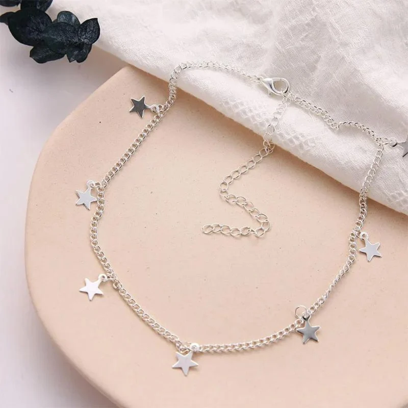 Collier Étoile Ras de Cou
