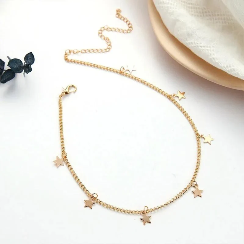 Collier Étoile Ras de Cou