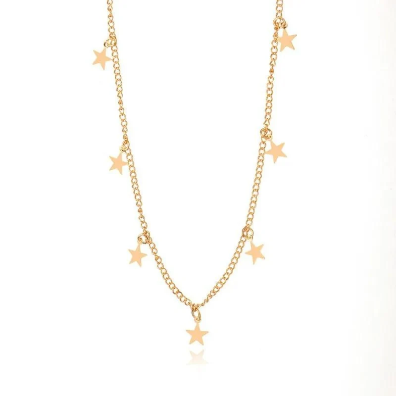 Collier Étoile Ras de Cou