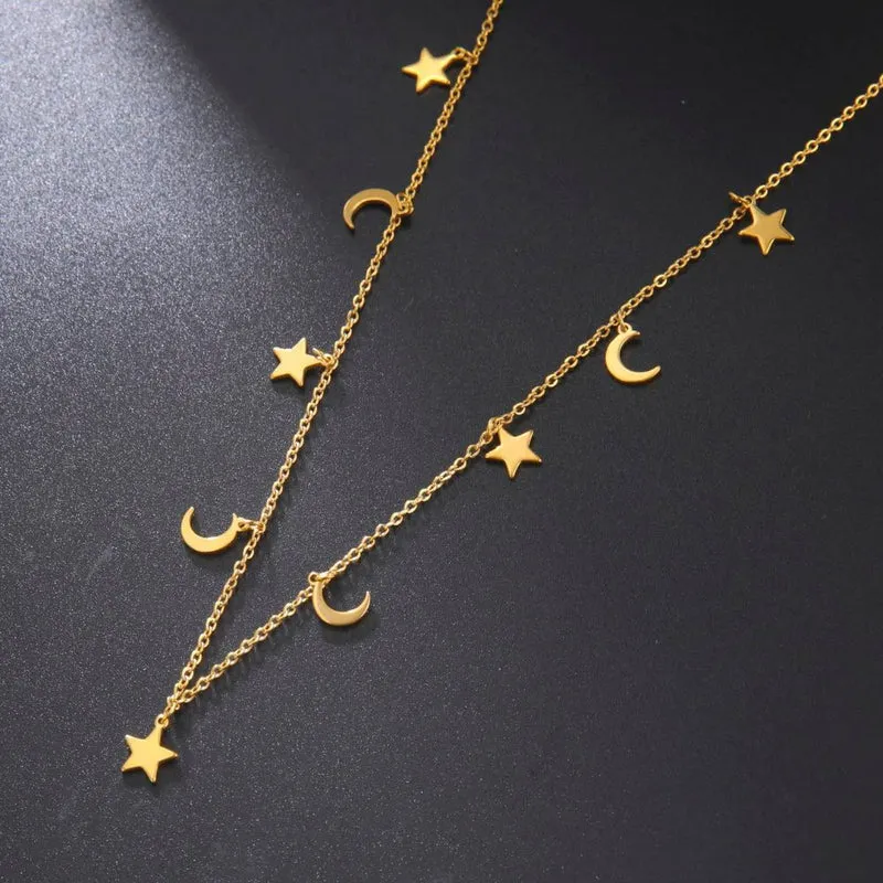 Collier Étoile Lune