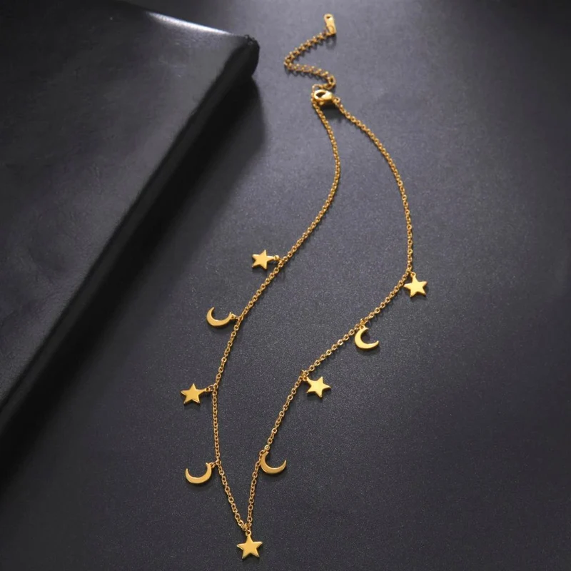 Collier Étoile Lune