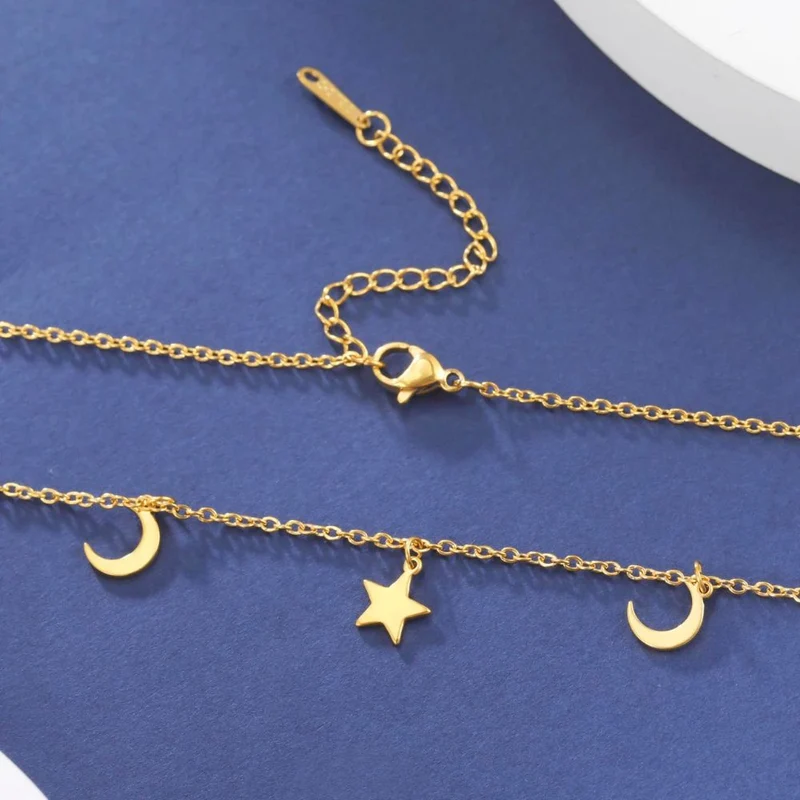 Collier Étoile Lune