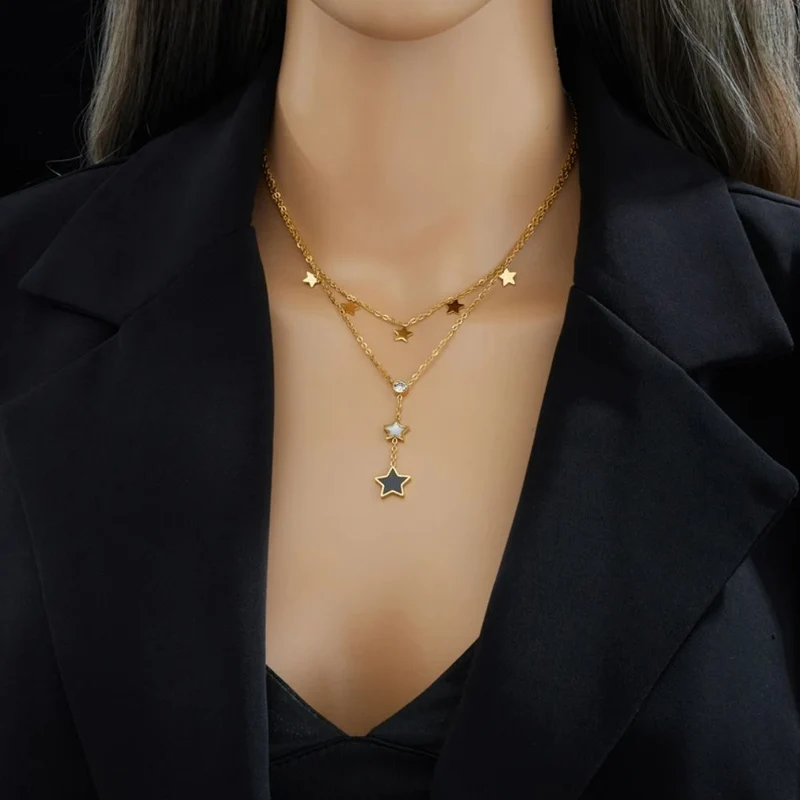 Collier Étoile Scintillante