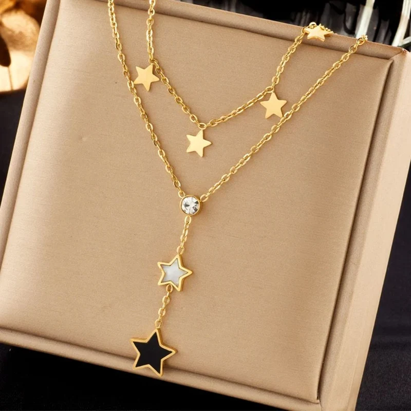Collier Étoile Scintillante