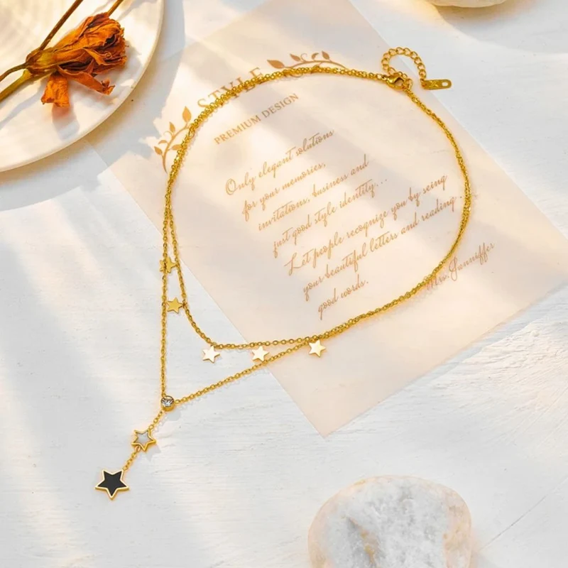 Collier Étoile Scintillante