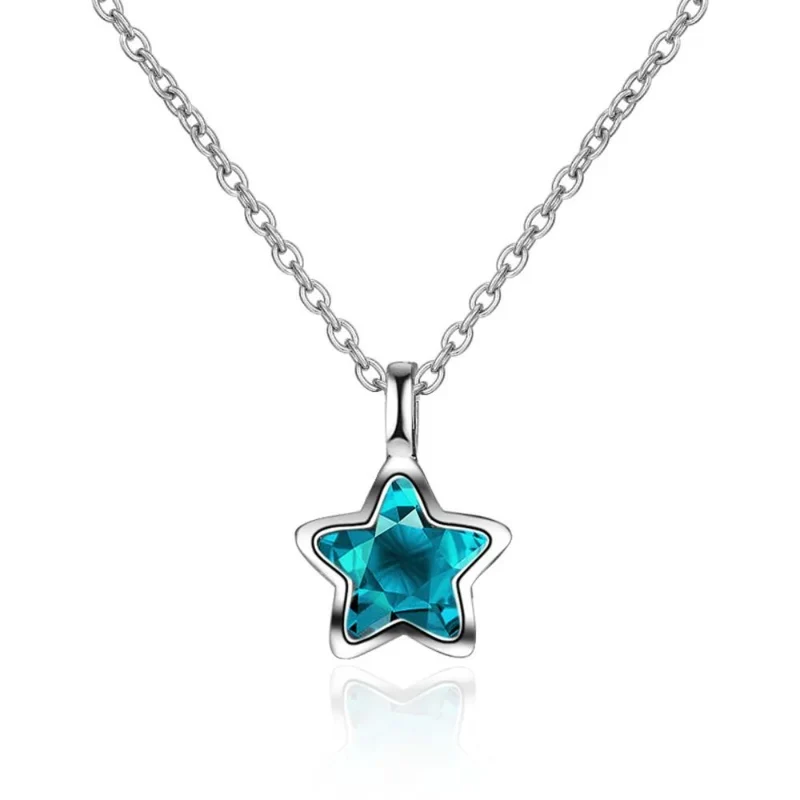 Collier Étoile Bleue