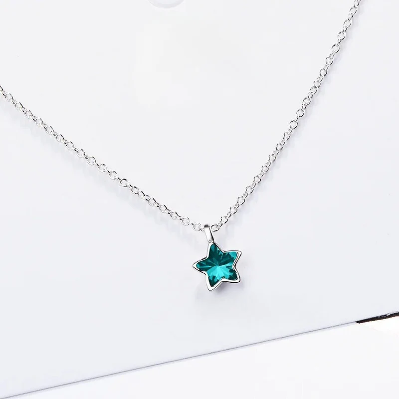 Collier Étoile Bleue
