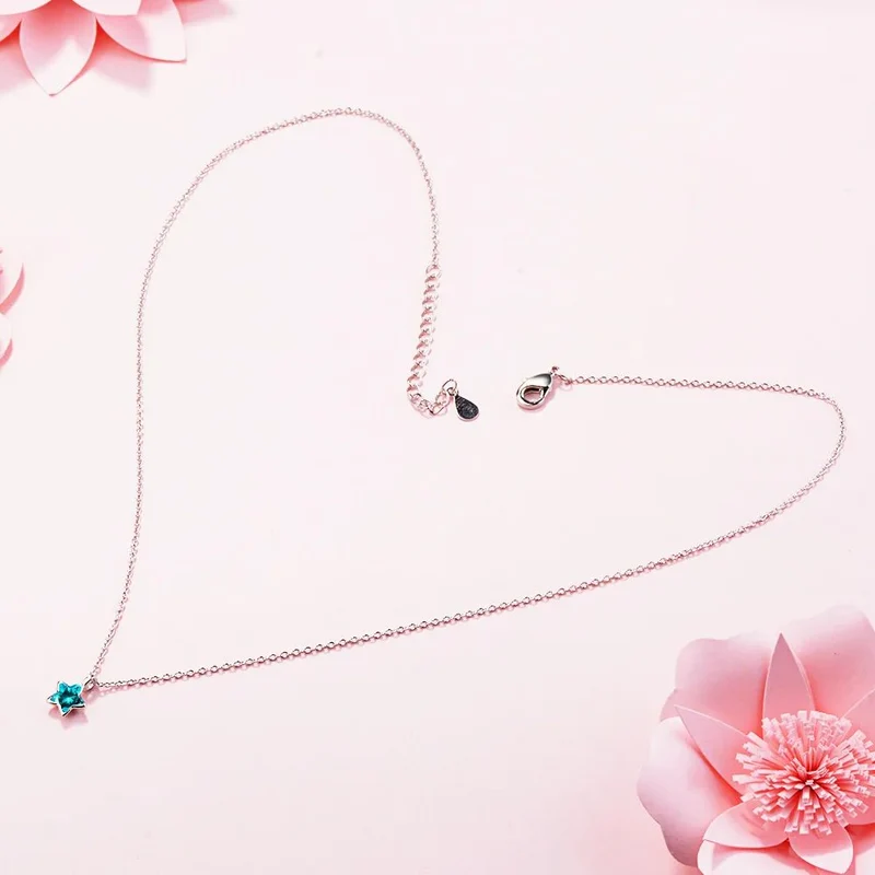 Collier Étoile Bleue