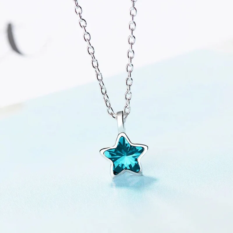 Collier Étoile Bleue