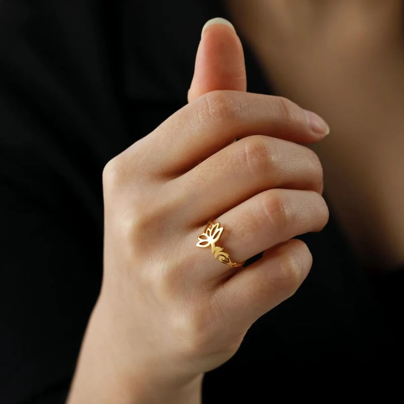 Bague Fleur de Lotus Peace