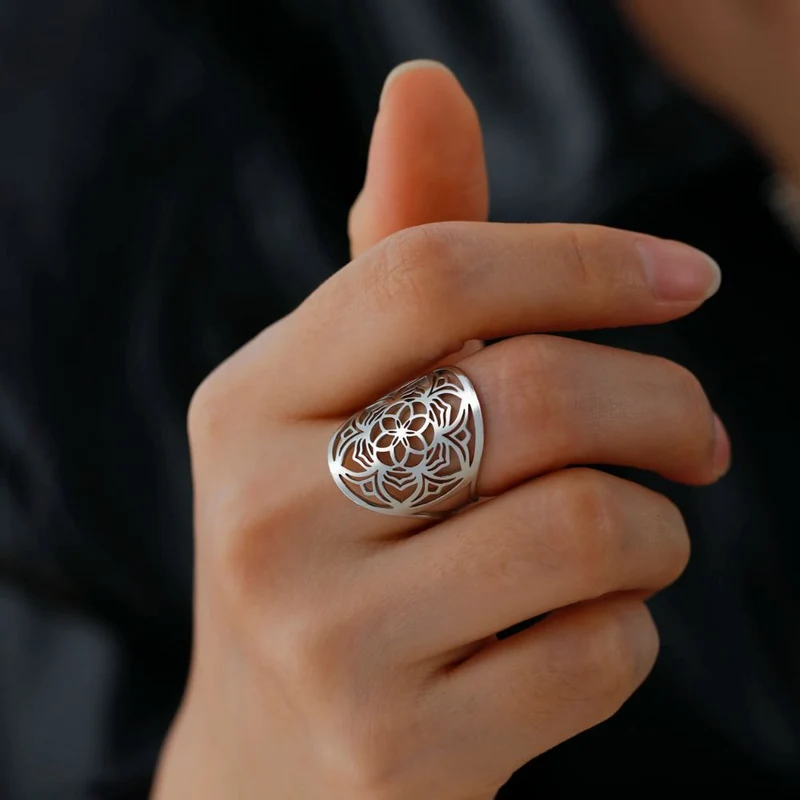 Bague Fleur de Vie Life