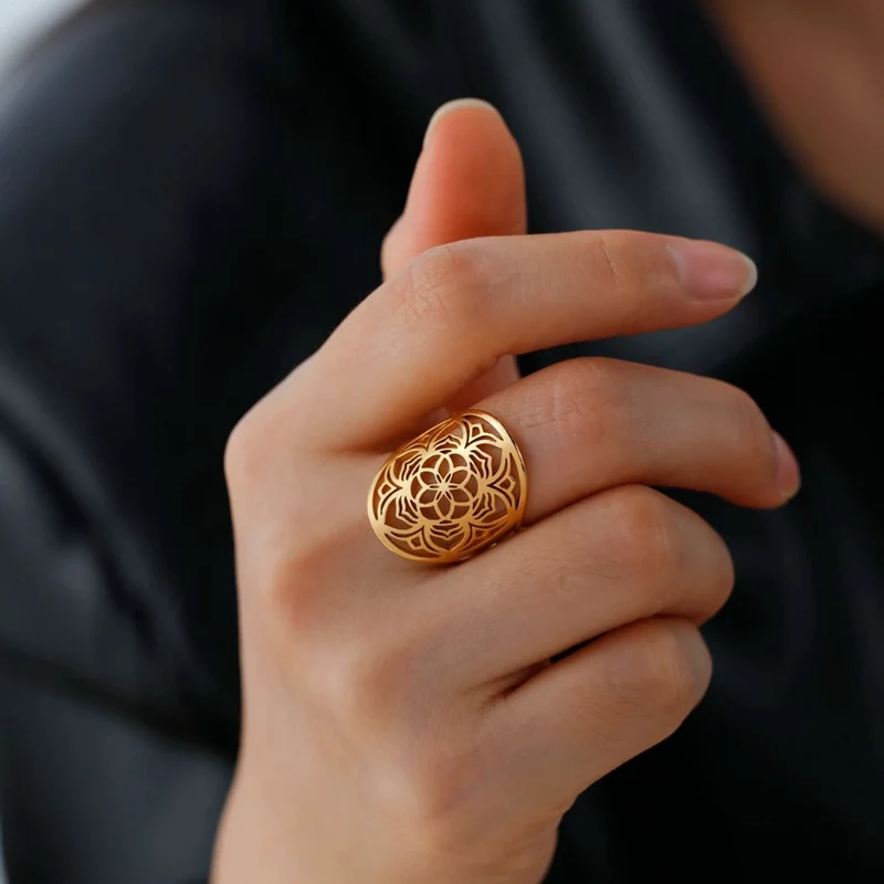 Bague Fleur de Vie Life