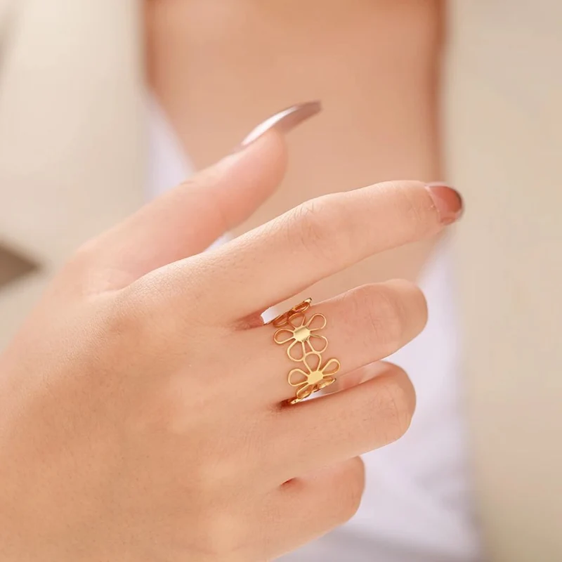 Bague Fleur Vintage