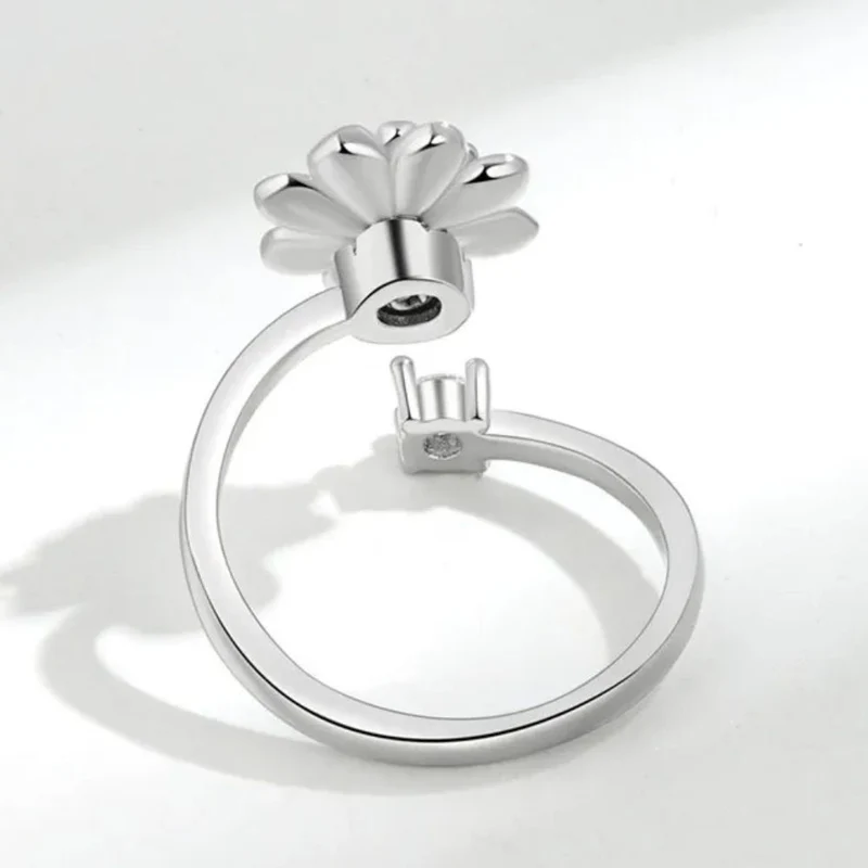 Bague Fleur qui Tourne