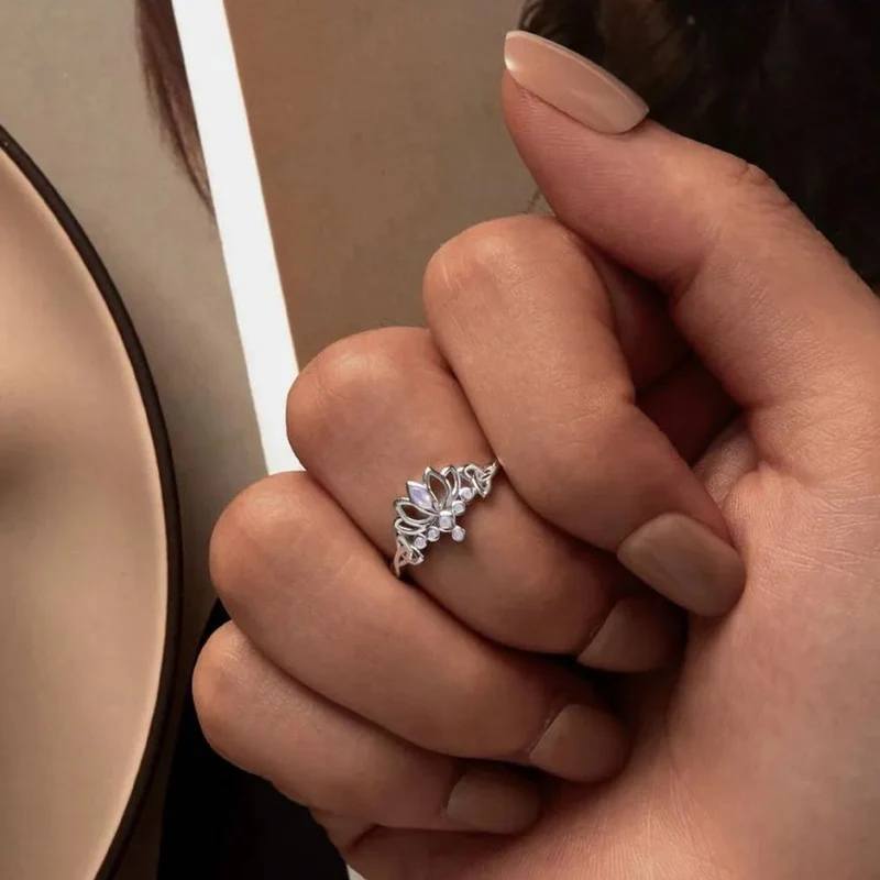 Bague Fleur de Lotus Infini