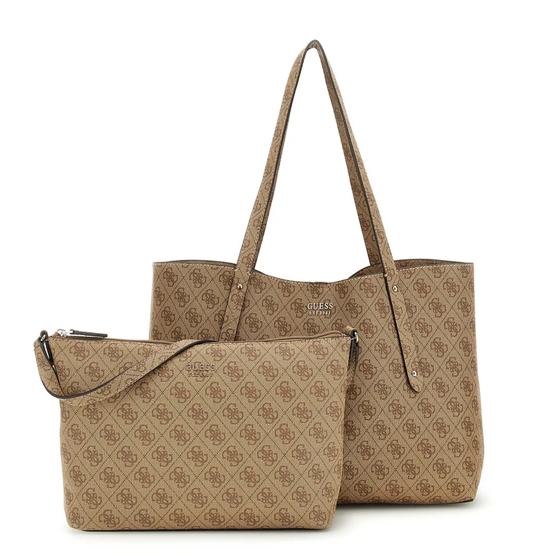 Guess Brenton Latte Logo Tote Bag HWLG96-48230-LTL