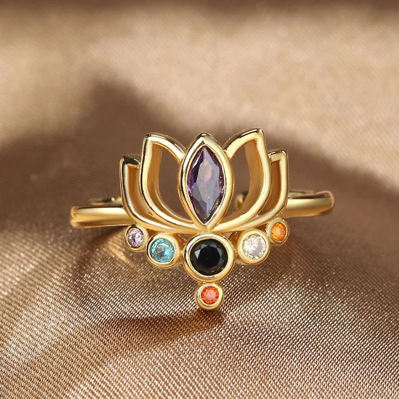 Bague Fleur de Lotus Beauté